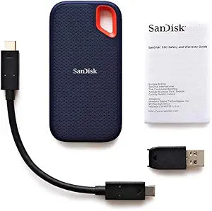 SanDisk Extreme Portable 1TB External SSD (Renewed) — main product image