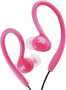 JVC Sport Ear-Clip HA-EBX85-P Headphones - Pink