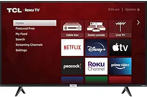 TCL 43S423 43-Inch 4K UHD Roku Smart LED TV