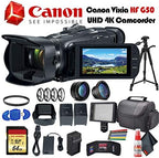 Canon HF-G50 Vixia 4K Camcorder Bundle, Renewed