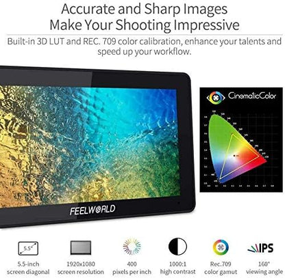 FEELWORLD F6 Plus V2 6" Touchscreen Monitor