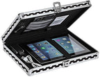 Vaultz VZ03713 Locking Storage Clipboard Polka Dot