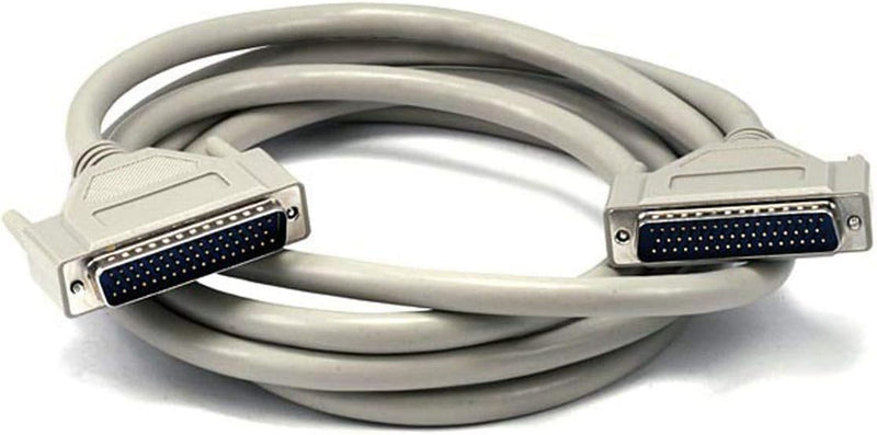 Monoprice 100781 10ft DB50 M/M SCSI Cable 1:1 White — main product image