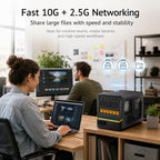 NIMO 6-Bay AI NAS Pro with Arc Pro B70 GPU and 10GbE