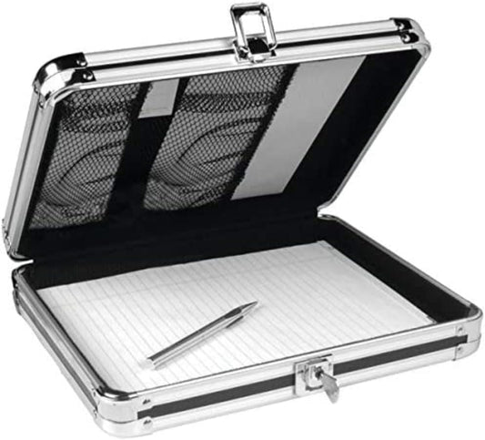 Vaultz VZ00151 Locking Storage Clipboard, Key Lock, Black