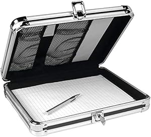 Vaultz VZ00151 Locking Storage Clipboard - Black