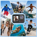 Xoieod 4K 60FPS Waterproof Action Camera with Stabilization