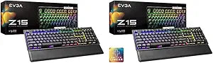 EVGA Z15 RGB Gaming Keyboard Kailh Silver Switches — main product image