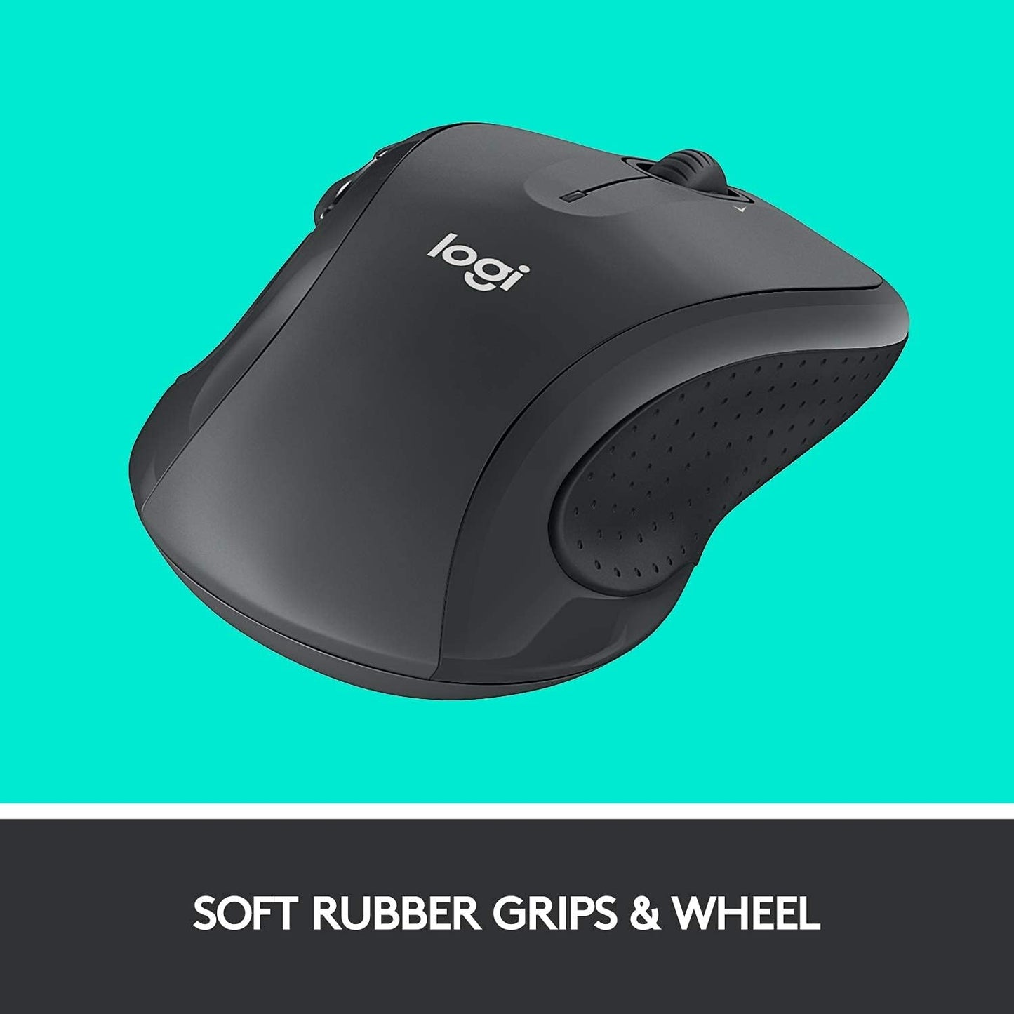 Logitech M510 Renewed Wireless Graphite Computer Mouse