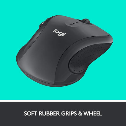 Logitech M510 Renewed Wireless Graphite Computer Mouse