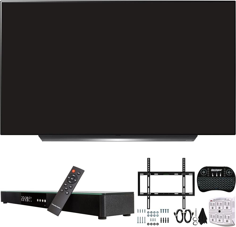 LG OLED55C9PUA 55-Inch 4K Smart OLED TV Bundle