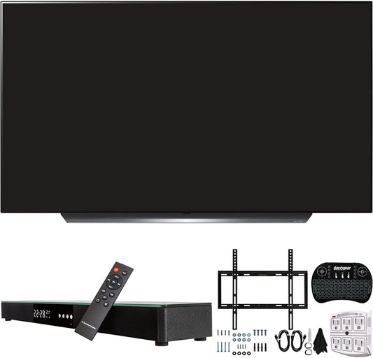 LG OLED55C9PUA 55-Inch 4K Smart OLED TV Bundle