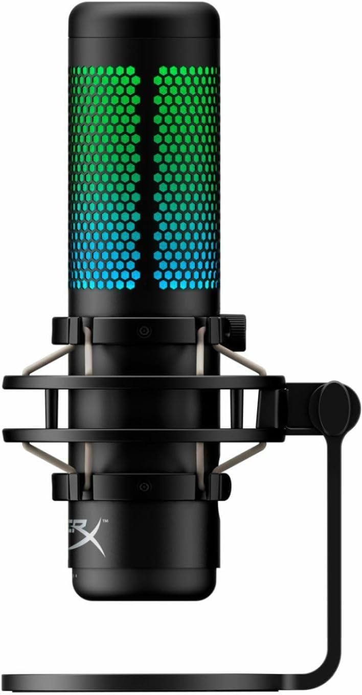 HyperX HMIQ1S-XX-RG-G-B/4P5P7AA-B QuadCast S RGB USB Microphone Renewed