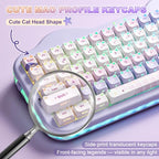 YUNZII C75 Wireless 75% Gasket Mechanical Keyboard