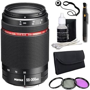 Pentax 4332051012 55-300mm ED WR Lens Kit
