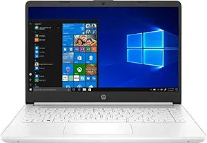 HP 14-dq0002dx Celeron Laptop 4GB 64GB eMMC White — main product image