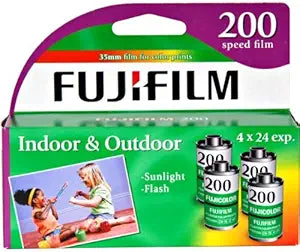 Fujifilm HQ 200 35mm Color Print Film 4-Pack