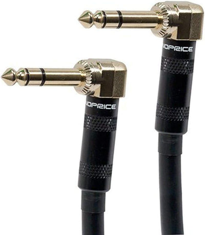 Monoprice 109439 1/4" TRS Right Angle Audio Cable