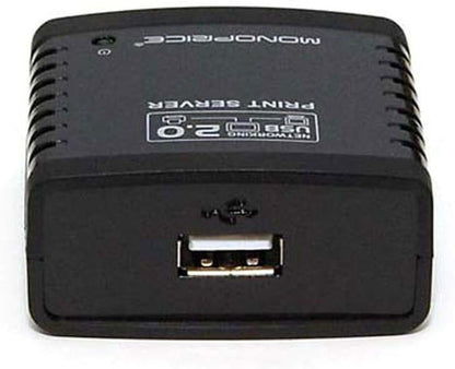 Monoprice 105342 USB 2.0 Network Print Server