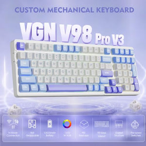 VGN V98Pro V3 Tri-Mode Hot-Swappable Mechanical Gaming Keyboard