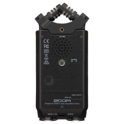 Zoom H4N PRO BLACK 4-Track Recorder Bundle (2022)