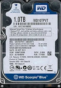 Western Digital WD10TPVT 1TB 2.5" SATA Hard Drive