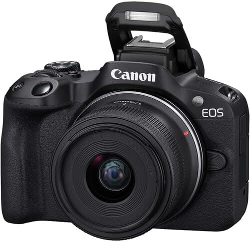 Canon EOS R50 Mirrorless Camera 18-45mm Lens Bundle