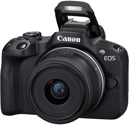 Canon EOS R50 Mirrorless Camera 18-45mm Lens Bundle