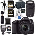 Canon 1263C006-2 EOS 80D DSLR Camera Bundle with Lenses