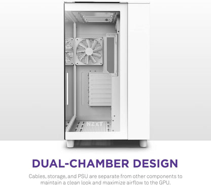 NZXT CM-H91EW-01 H9 Elite White Dual-Chamber ATX Case