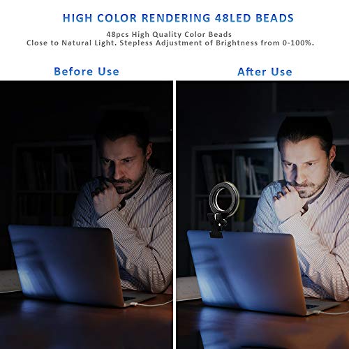 Cyezcor Clip-On Ring Light for Video Conferencing Calls — main product image