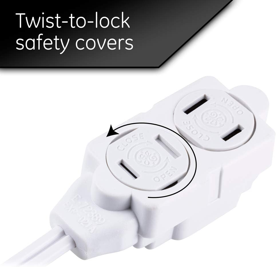 GE 51937 3-Outlet 6ft Extension Cord Power Strip