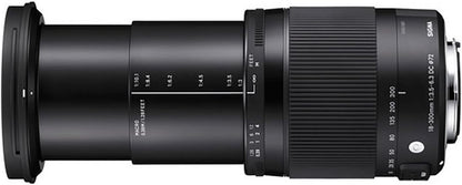 Sigma 18-300mm Contemporary Macro Lens for Canon Bundle