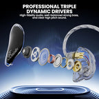 BASN Bmaster GC Triple-Driver In-Ear Gaming Earbuds