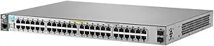 HP J9853A 2530-48G-POE+-2SFP+ Switch (Renewed)