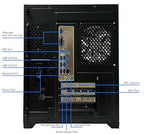 YAWYORE Ryzen 7 5700X RTX 5060 Gaming Desktop PC