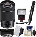 Sony K-91780-10 55-210mm E-Mount Lens + Flash Kit