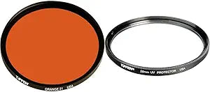 Tiffen 21 Orange Filter & 58UVP UV Protection - 58mm Lens Kit