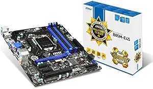 MSI B85M-E45 Intel B85 Micro ATX Motherboard