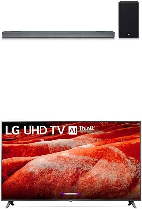 LG 82UM8070PUA 82" 4K Smart TV Sound Bar Bundle