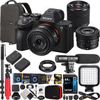 Sony E40SNILCE7M4KBX11 a7 IV Camera Bundle: 2 Lens Kit, Accessories