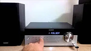 Sony CMTSBT100 Micro System Black Silver — main product image
