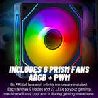 Empowered PC Stratos Micro RTX 5090 Ryzen 7 9800X3D Gaming Desktop