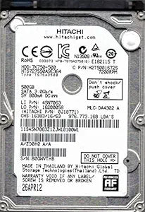 Hitachi HTS727550A9E364 500GB 7200RPM 2.5" HDD