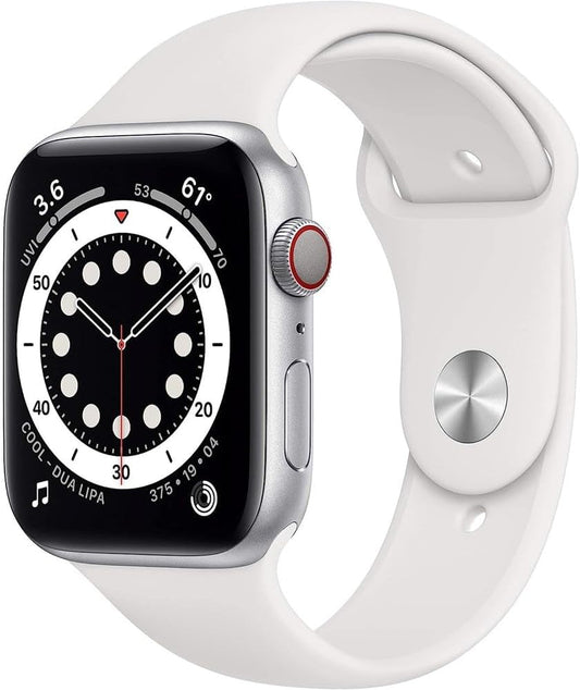 Apple Watch Series 6 GPS + Cellular 40mm - Silver (Renewed)