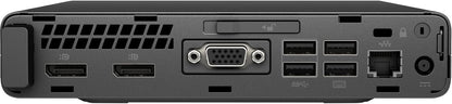 HP EliteDesk 800 G3 Mini PC i5-6500T 16GB 256GB SSD Renewed