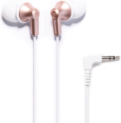 Panasonic RP-HJE120-N ErgoFit Wired Earbuds - Rose Gold