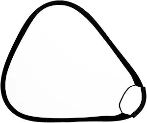 Neewer 24"/60cm 2-in-1 White/Silver Triangular Reflector