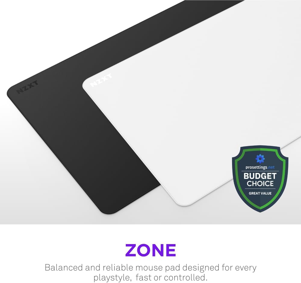 NZXT MM-2XLSP-WH Zone XXL White Gaming Mouse Pad