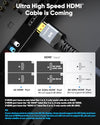 Highwings Certified Ultra High Speed HDMI 2.1 Braided Cable
